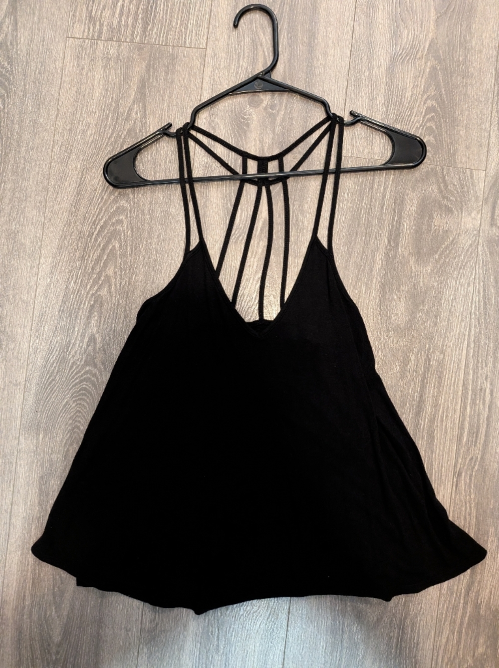 Express Black Strappy Tank